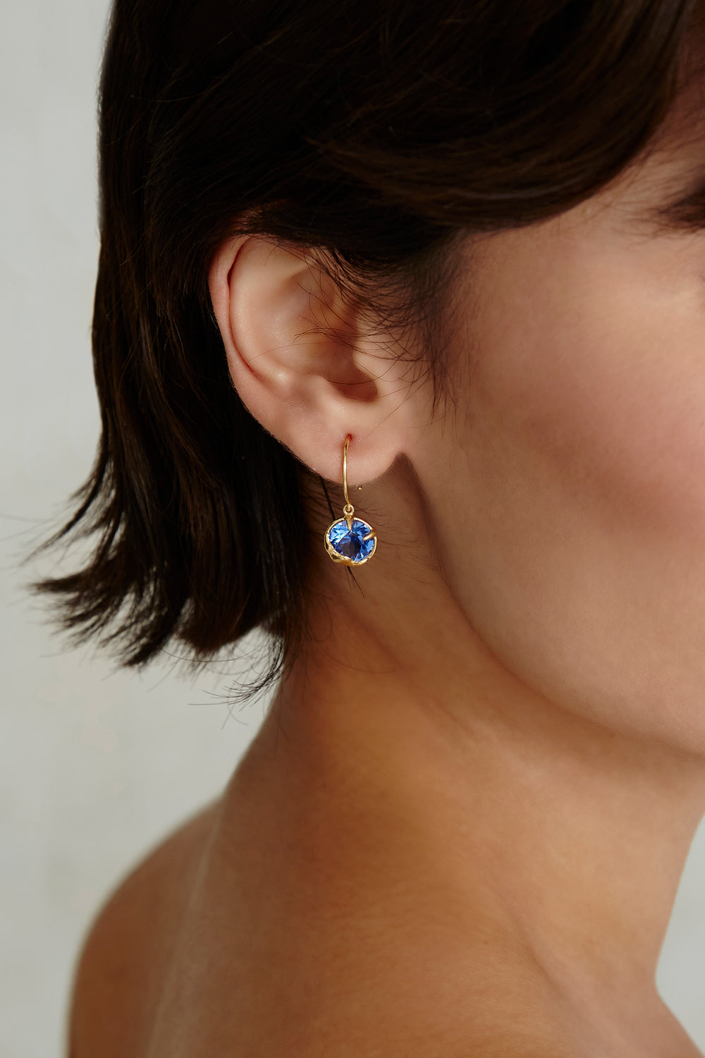 Sapphire Crystal Earrings