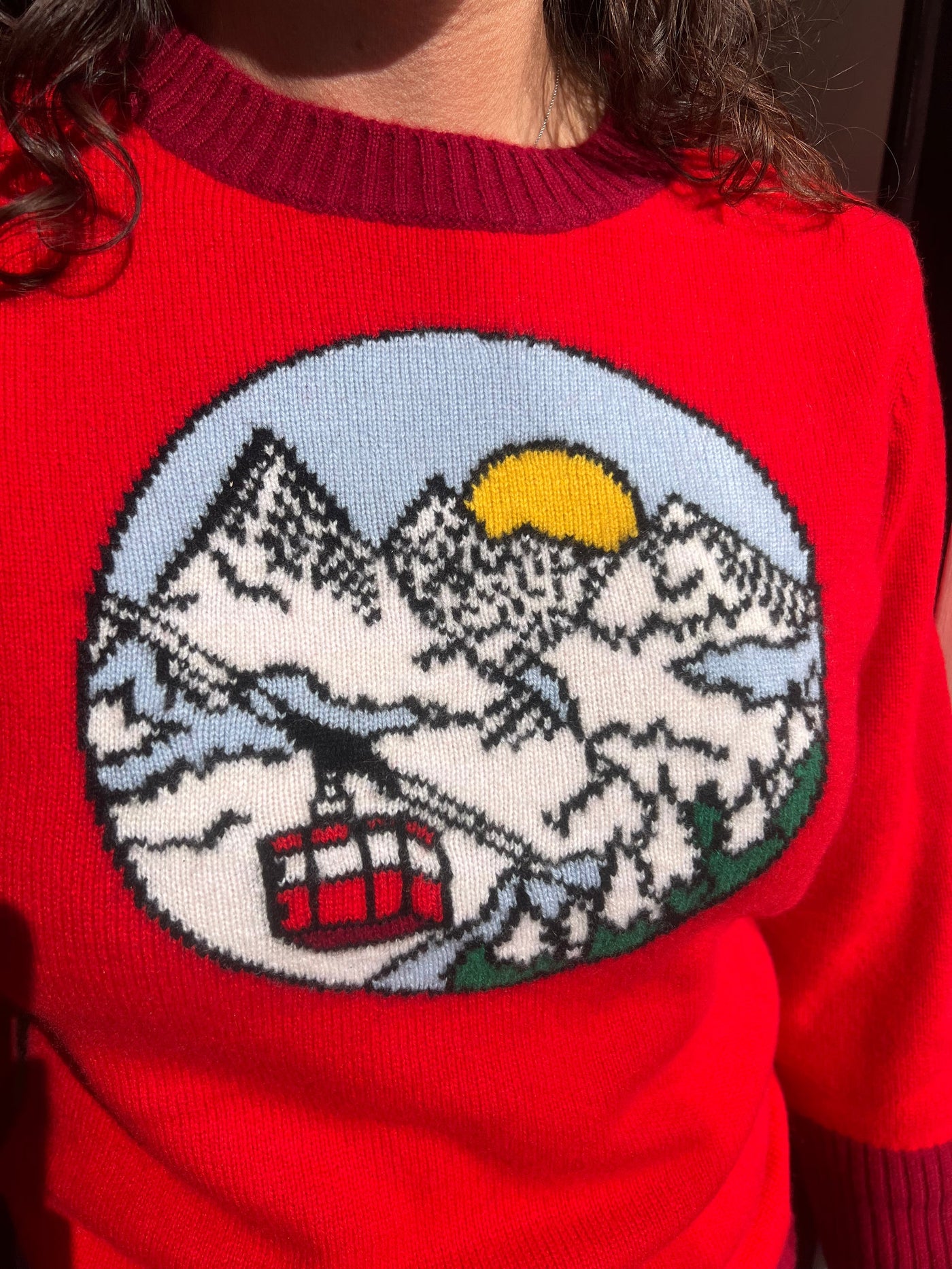 Ski Vista 2 Sweater - Red