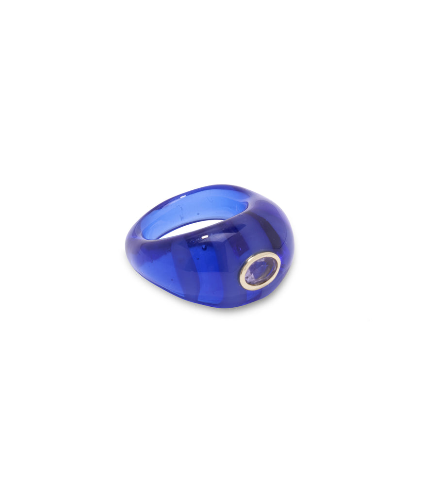 Lizzie Fortunato Monument Ring - Azure main image 0