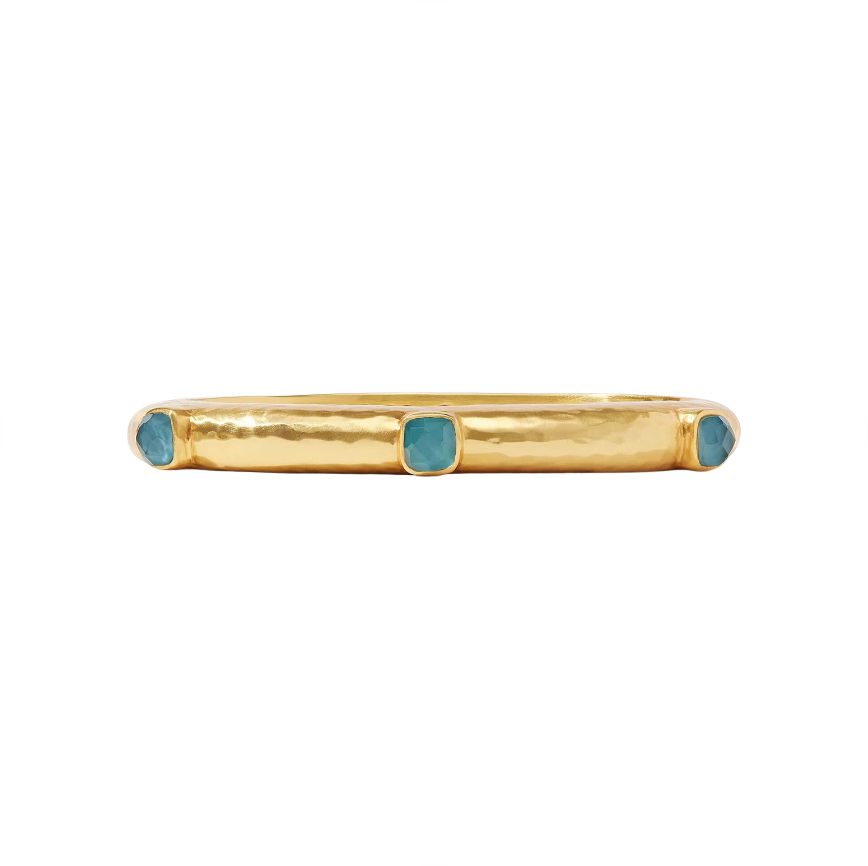 Catalina Hinge Bangle Iridescent Peacock Blue palmer & purchase