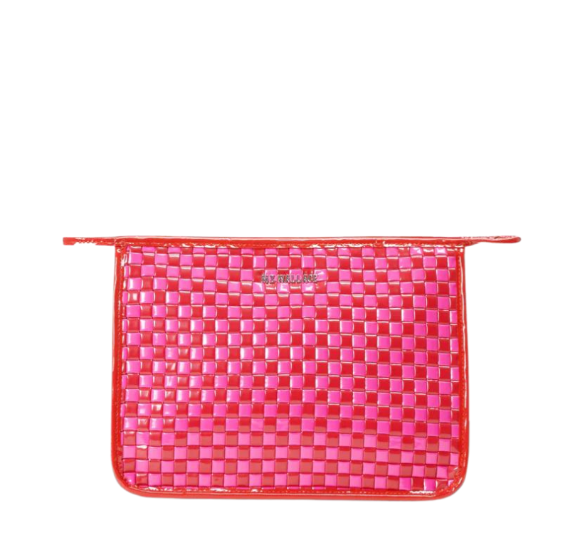 Woven Clutch - Candy Lacquer