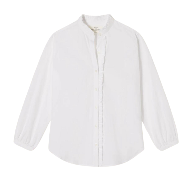 Helena Shirt - White Poplin