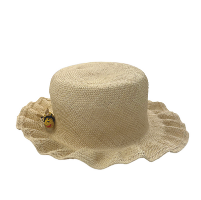 Scalloped Bucket Hat - Natural