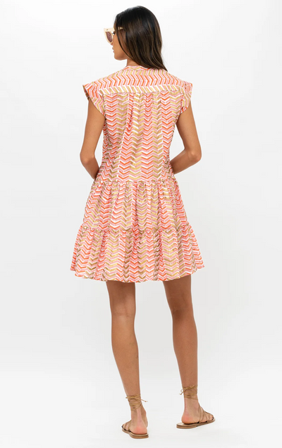 Roll Sleeve Mini Dress - Sonoma