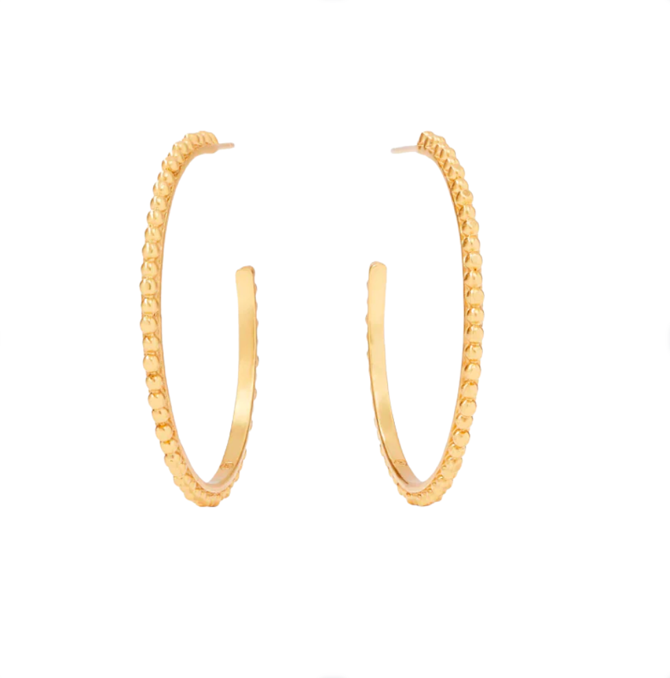 Colette Bead Hoop Gold Medium main image 0
