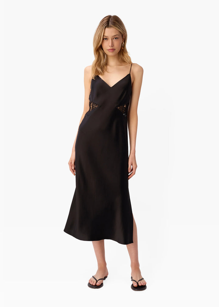 Carli Midi Dress - Black