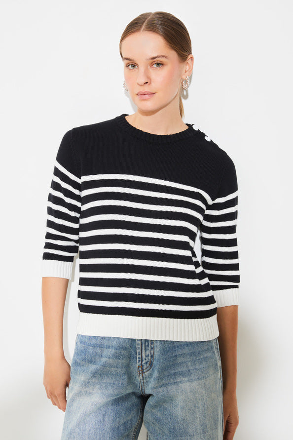 Peroza Sweater - Black/White