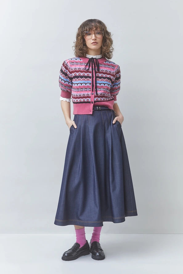 Gemoni Cardigan - Rose