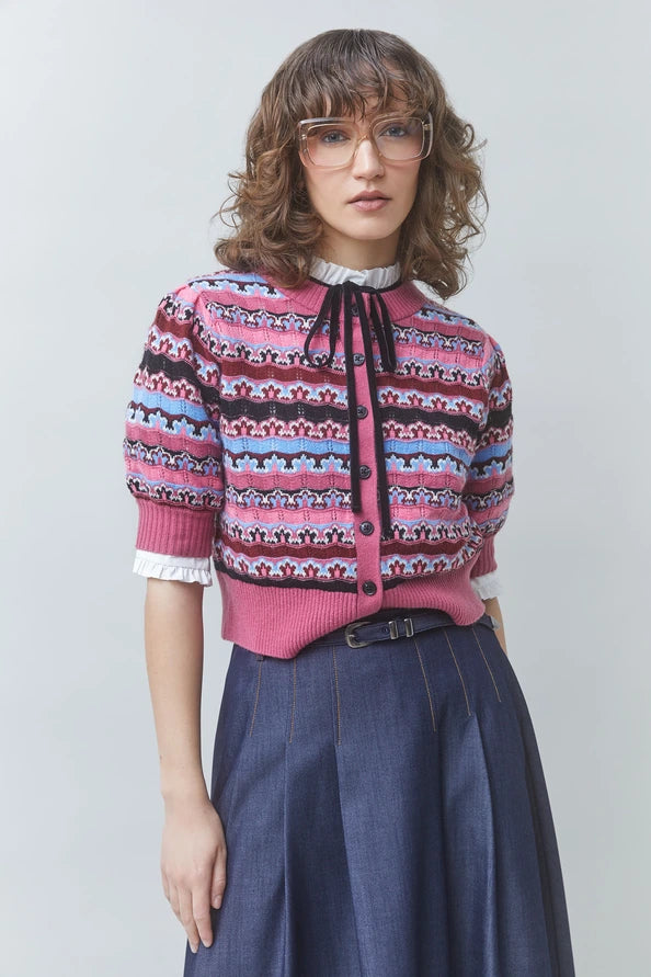 Gemoni Cardigan - Rose