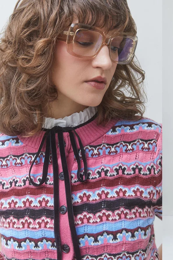 Gemoni Cardigan - Rose