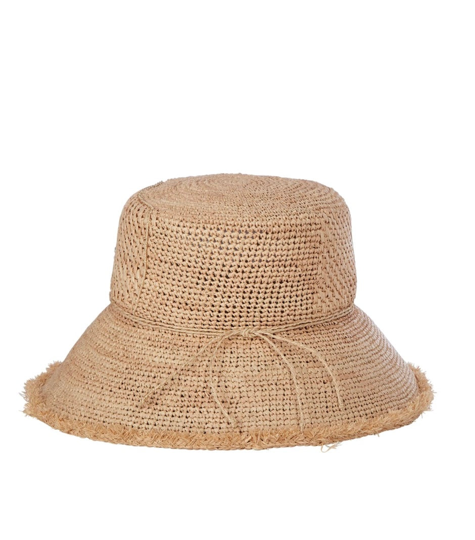 Teagan Hat - Natural/Gold