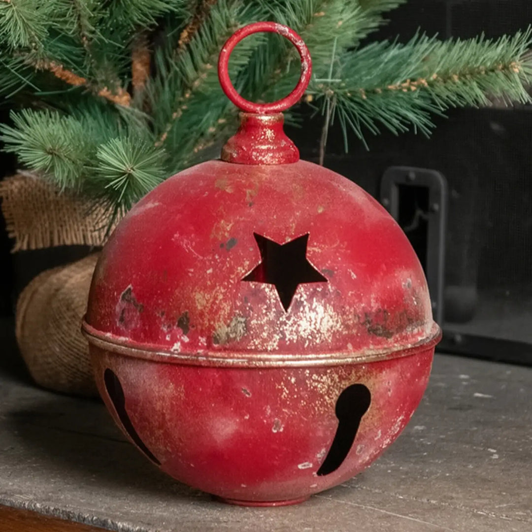 Vintage Sleigh Bell - Red
