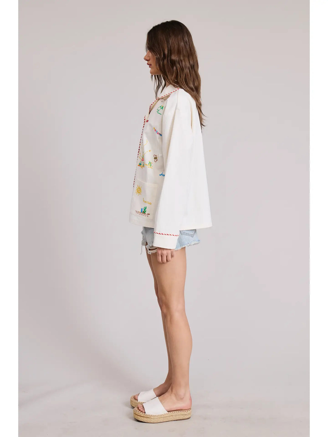 Joshua Embroidered Lightweight Jacket
