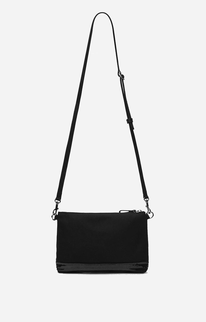 Canvas Zipped Pouch - Black