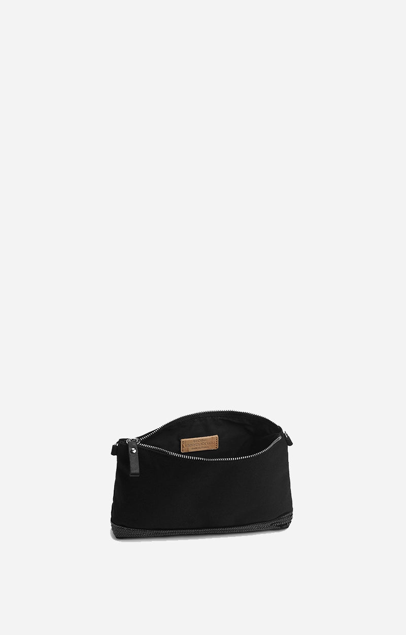 Canvas Zipped Pouch - Black