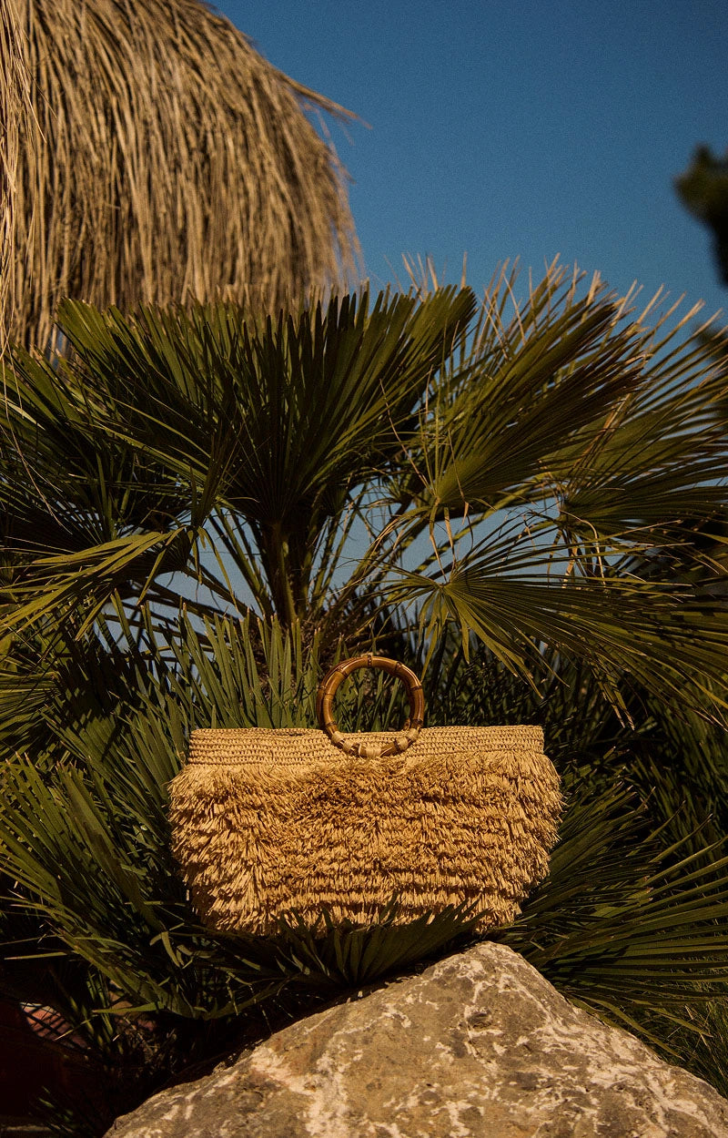 Deia Raffia Basket - Natural