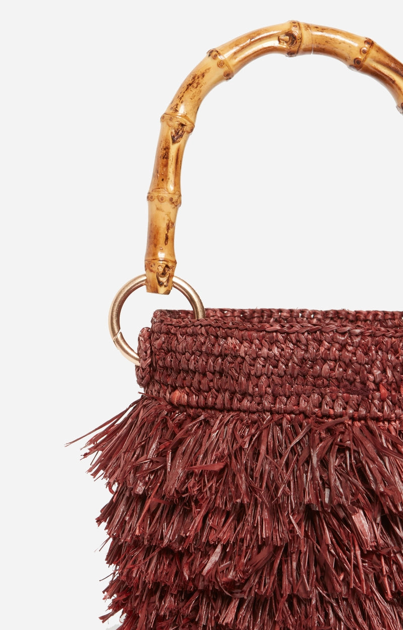 Small Deia Purse Bag - Burgundy