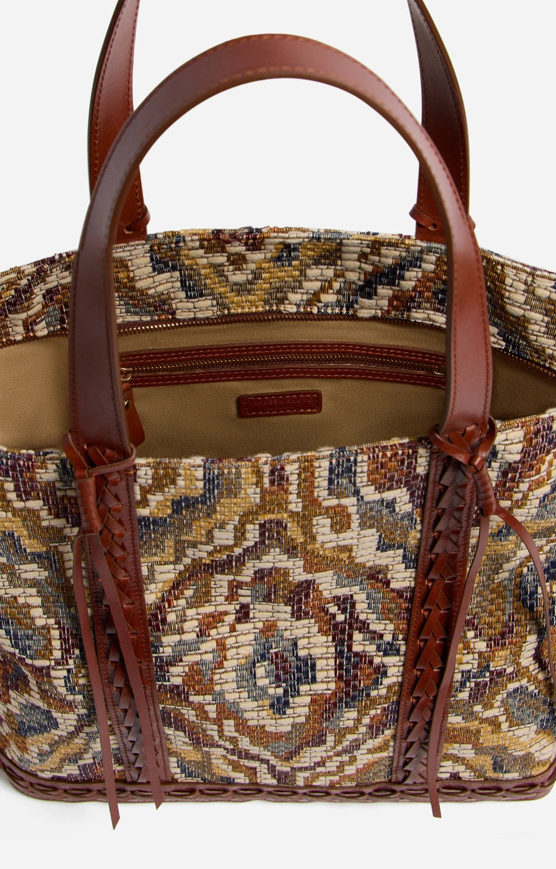 Jacquard L Cabas Tote - Multi