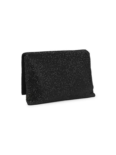 Gemma Fine Crystal Clutch - Black