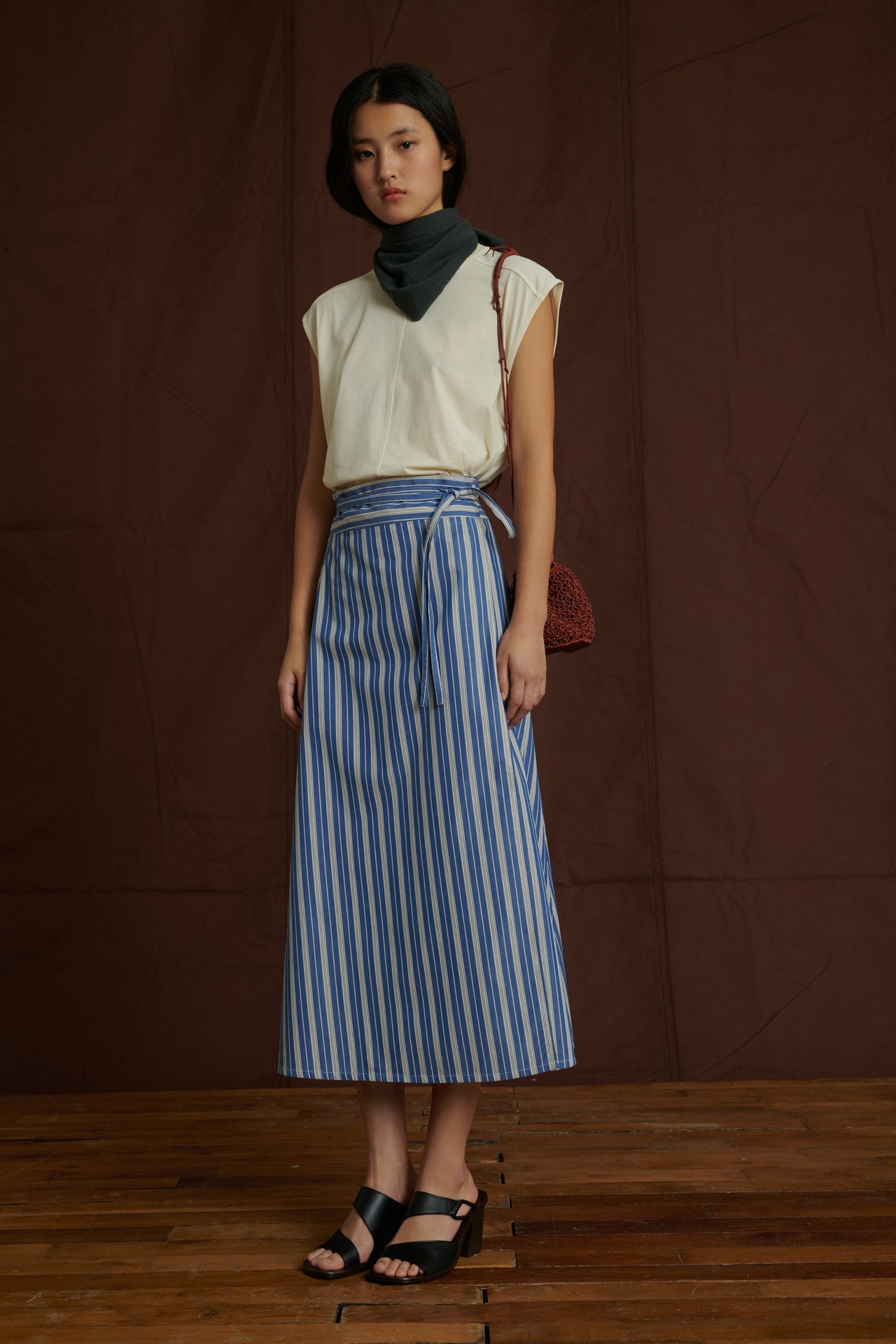 Reine Skirt - Blue/White