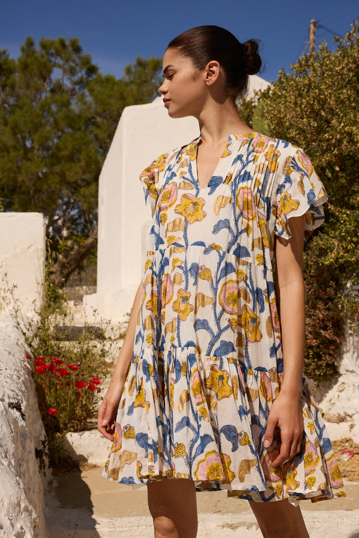 Ivy Dress - Poppy Marigold