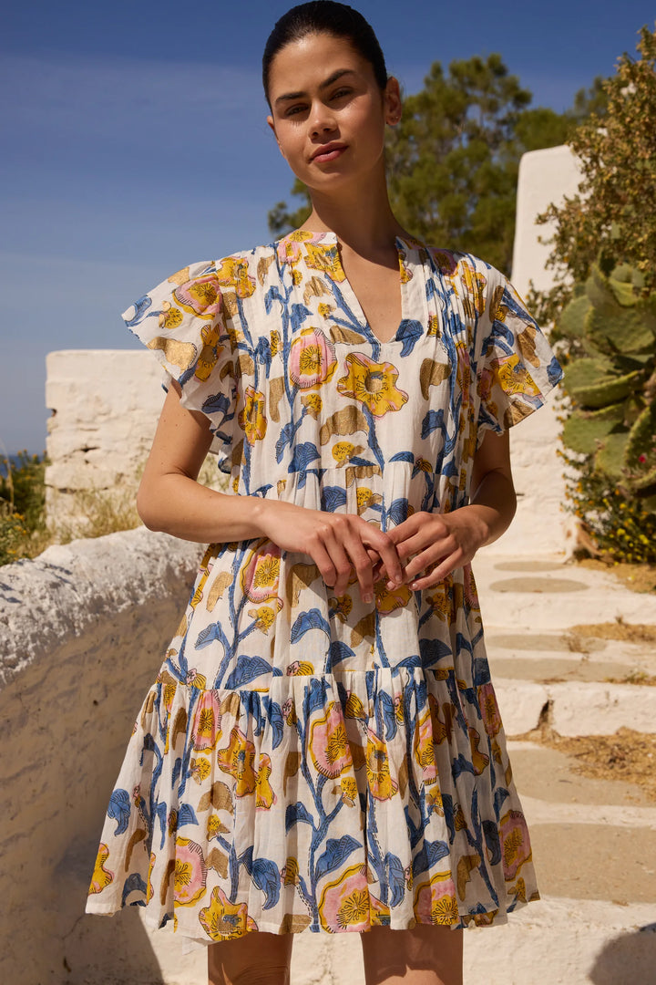 Ivy Dress - Poppy Marigold