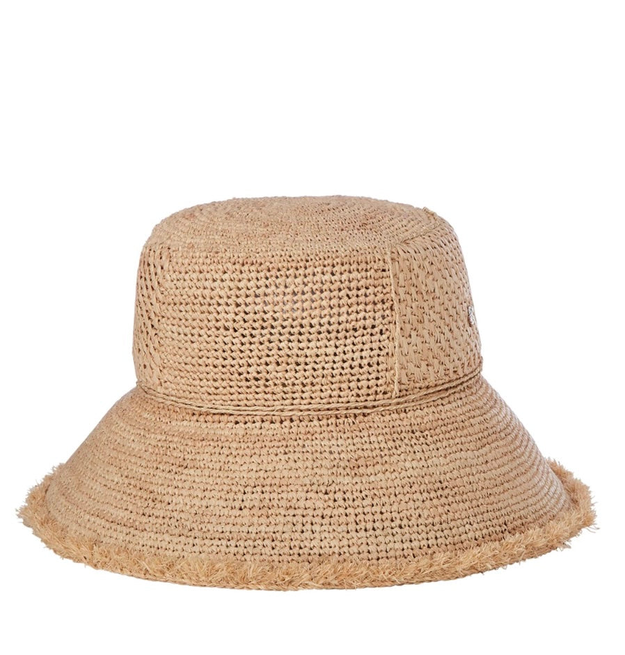 Teagan Hat - Natural/Gold