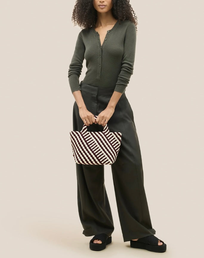 St Barths Small Tote Graphic Stripe - Roma