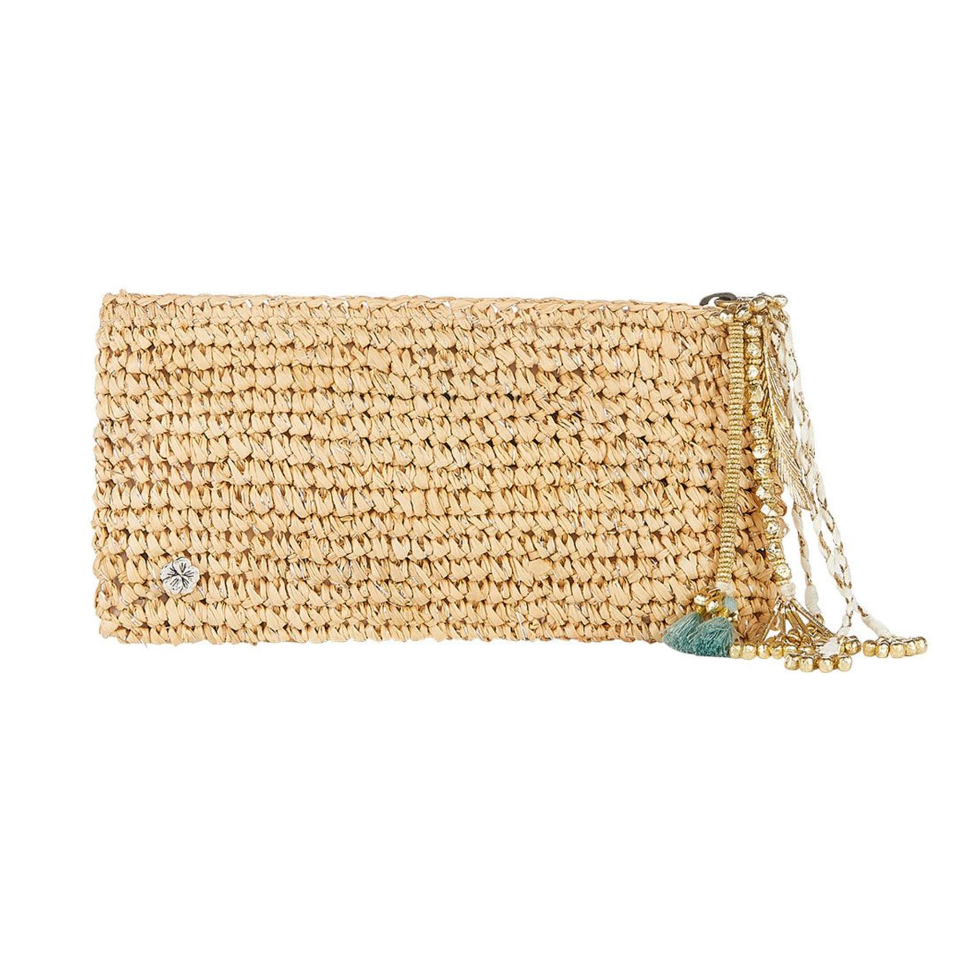 Sunshine Clutch - Natural/Gold