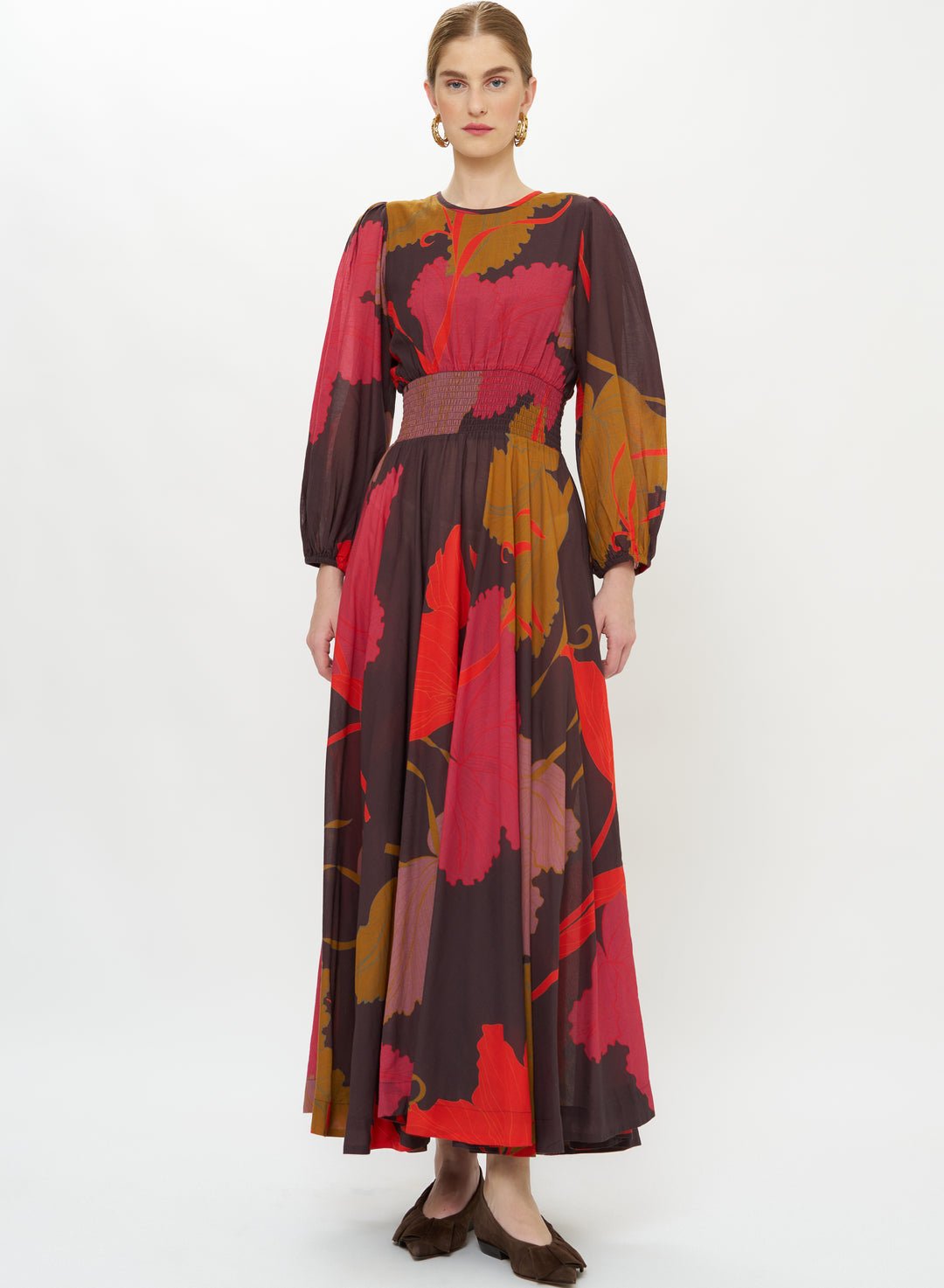 Crewneck Maxi - Brown