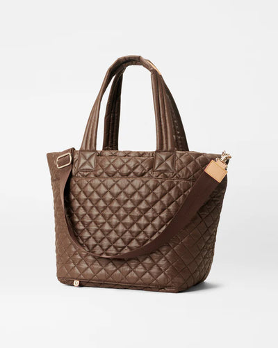 Medium Metro Tote Deluxe - Walnut