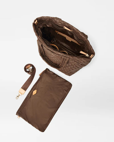 Medium Metro Tote Deluxe - Walnut