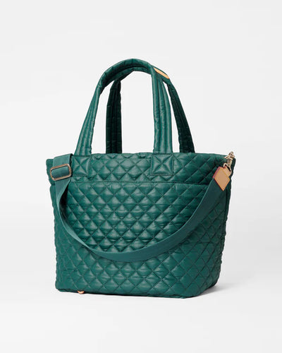 Medium Metro Tote Deluxe - Emerald