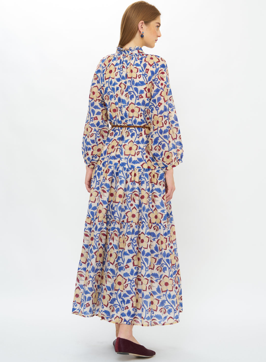 Cuff Sleeve Maxi - Kildare Blue