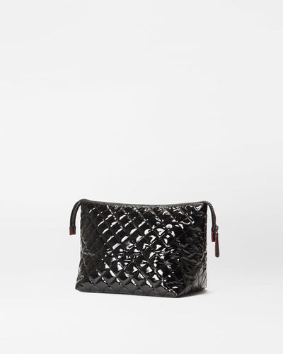Large Zoey Cosmetic - Black Lacquer