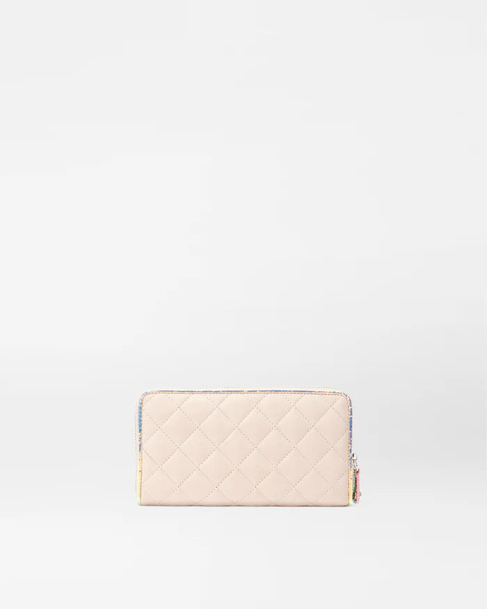 Crosby Long Wallet - Mushroom/Pink Opal