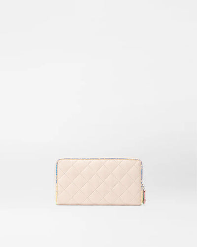 Crosby Long Wallet - Mushroom/Pink Opal