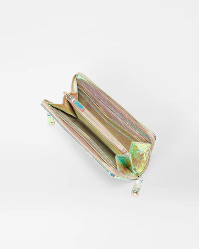 Crosby Long Wallet - Mushroom/Pink Opal