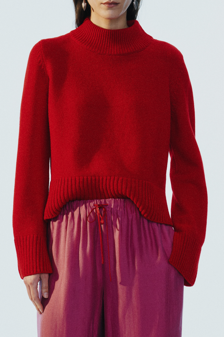 Leif Organza Pant - Rose
