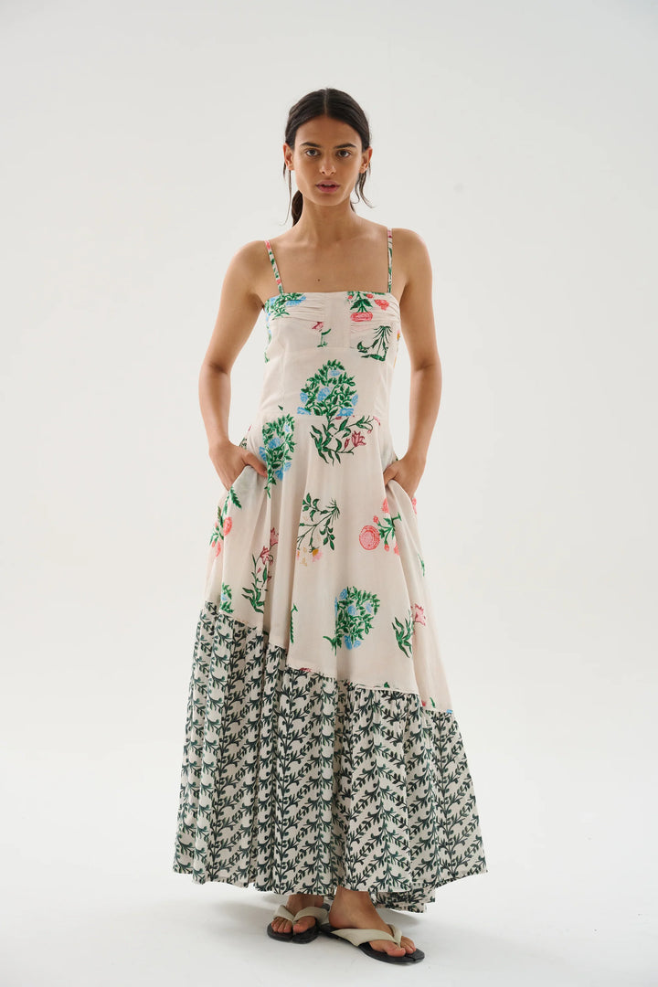 Almirante Valery Midi Dress - Ecru