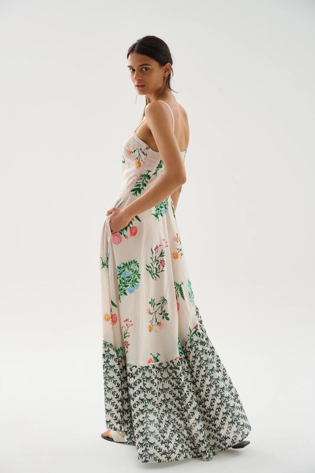 Almirante Valery Midi Dress - Ecru