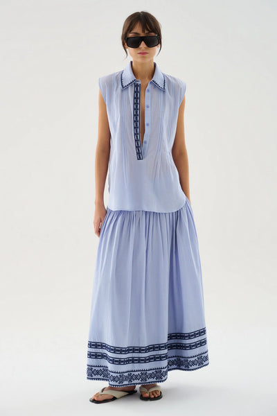 Roca Eden Top - Blue Lavander