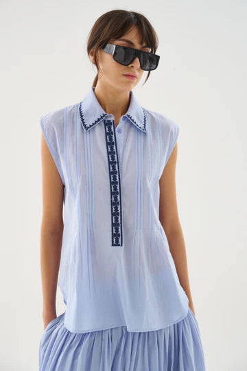 Roca Eden Top - Blue Lavander