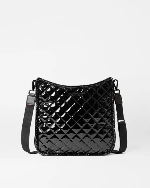 Metro Box Crossbody - Black Lacquer