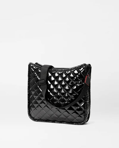 Metro Box Crossbody - Black Lacquer