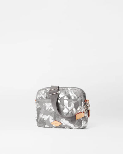 Small Metro Camera Bag - Silver Metallic Camo