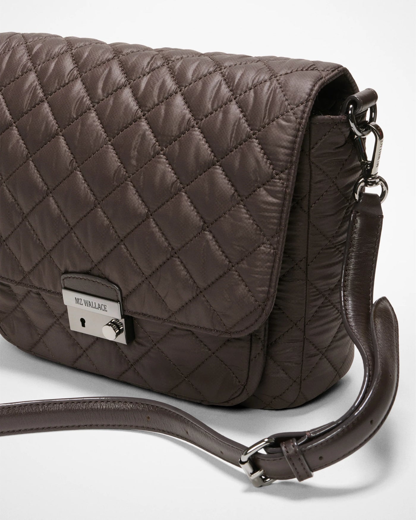 Medium Crosby Lock Crossbody - Espresso
