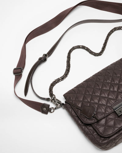 Medium Crosby Lock Crossbody - Espresso