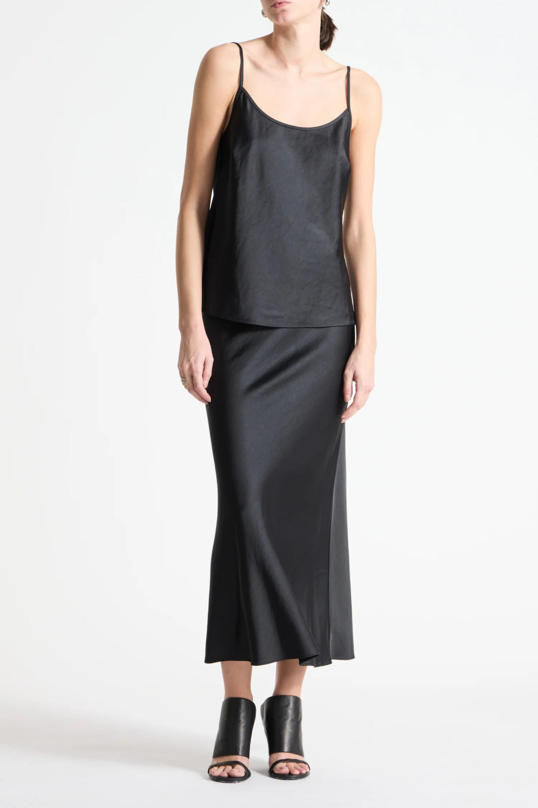 Talia Charmeuse Maxi Skirt -  Paloma