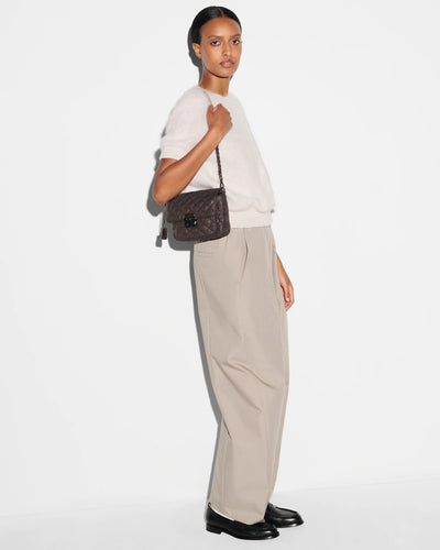 Small Crosby Lock Crossbody - Espresso
